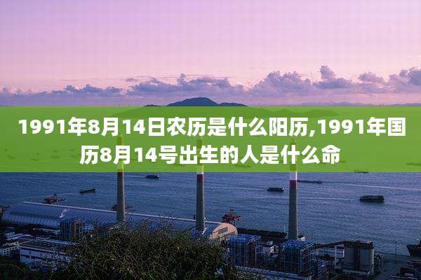 1991年8月14日农历是什么阳历,1991年国历8月14号出生的人是什么命
