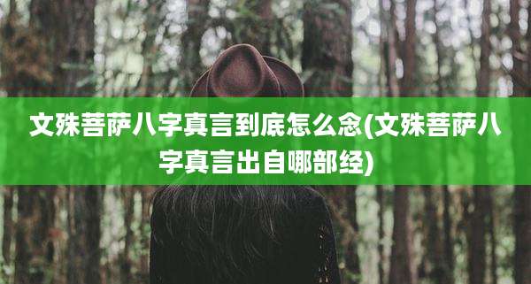 文殊菩萨八字真言到底怎么念(文殊菩萨八字真言出自哪部经)