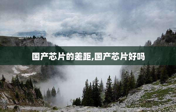 国产芯片的差距,国产芯片好吗