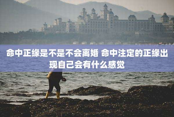 命中正缘是不是不会离婚 命中注定的正缘出现自己会有什么感觉
