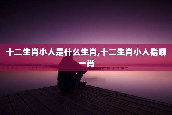十二生肖小人是什么生肖,十二生肖小人指哪一肖