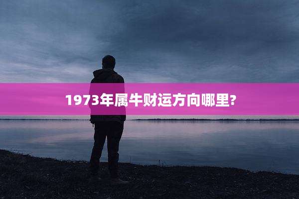 1973年属牛财运方向哪里?