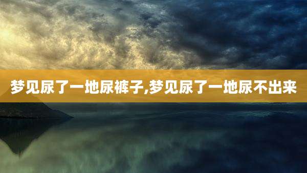 梦见尿了一地尿裤子,梦见尿了一地尿不出来
