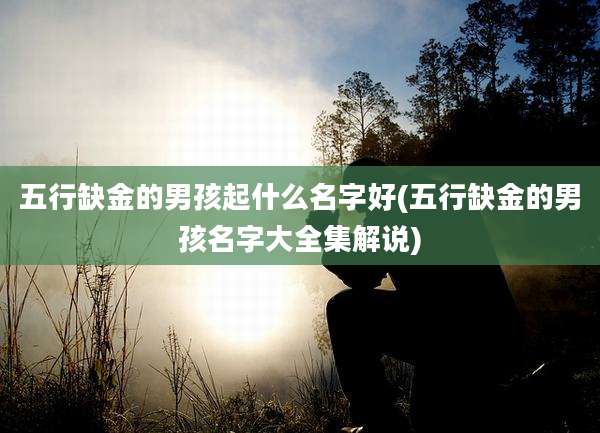 五行缺金的男孩起什么名字好(五行缺金的男孩名字大全集解说)