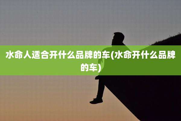 水命人适合开什么品牌的车(水命开什么品牌的车)