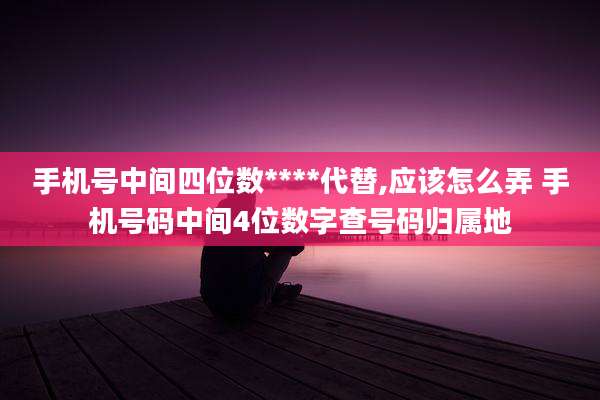 手机号中间四位数****代替,应该怎么弄 手机号码中间4位数字查号码归属地