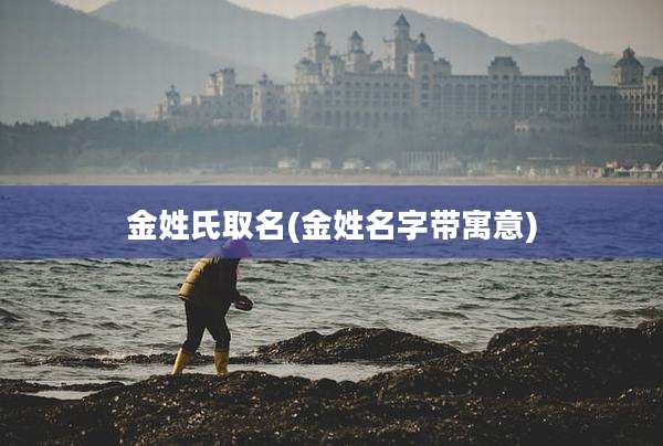 金姓氏取名(金姓名字带寓意)