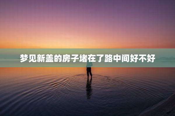 梦见新盖的房子堵在了路中间好不好
