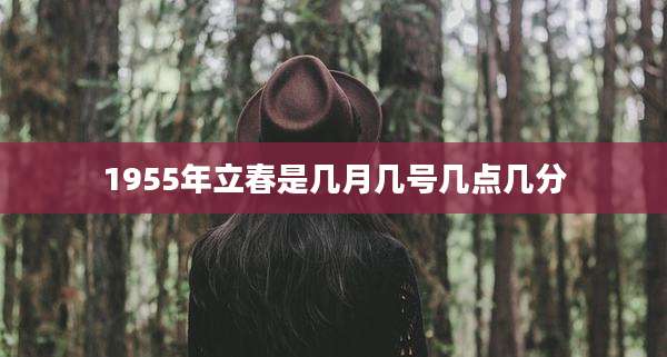 1955年立春是几月几号几点几分