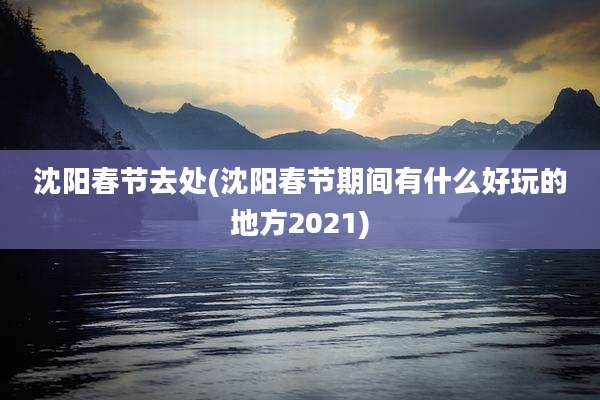 沈阳春节去处(沈阳春节期间有什么好玩的地方2021)