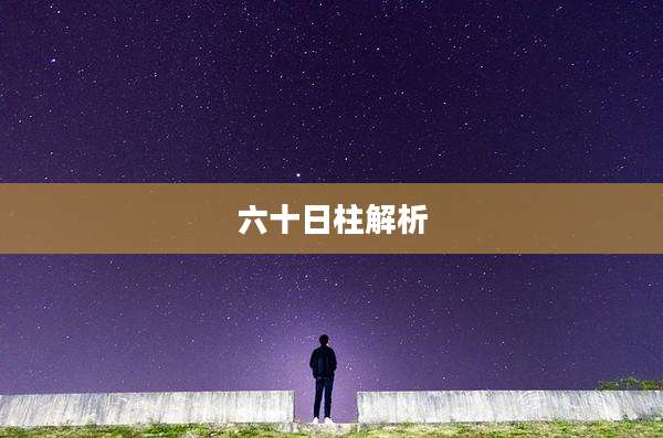 六十日柱解析