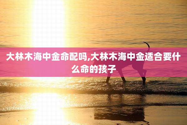 大林木海中金命配吗,大林木海中金适合要什么命的孩子