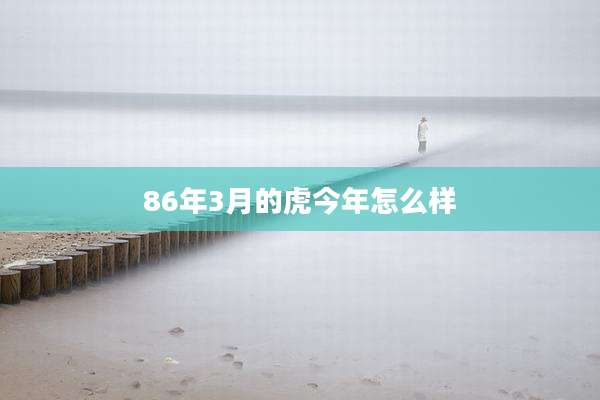86年3月的虎今年怎么样