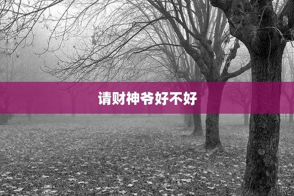请财神爷好不好
