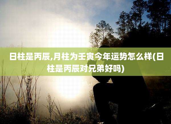 日柱是丙辰,月柱为壬寅今年运势怎么样(日柱是丙辰对兄弟好吗)