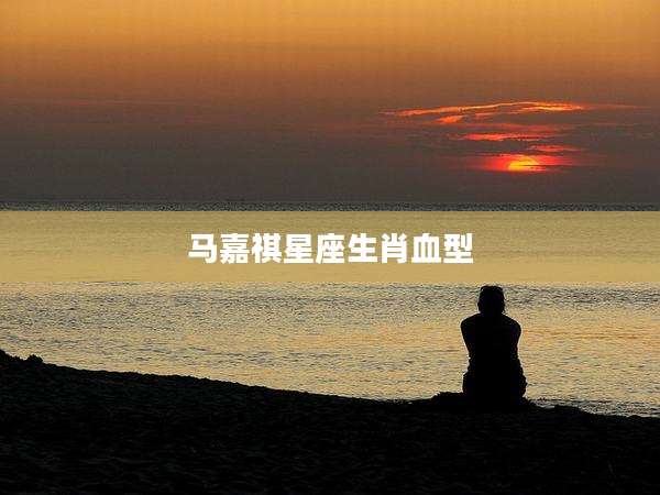 马嘉祺星座生肖血型