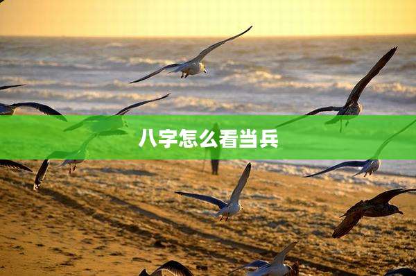 八字怎么看当兵