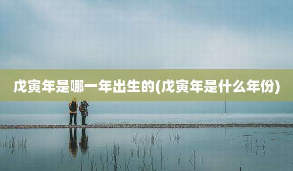 戊寅年是哪一年出生的(戊寅年是什么年份)