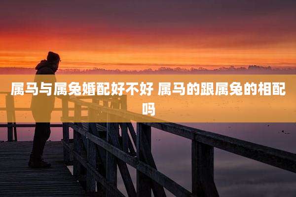 属马与属兔婚配好不好 属马的跟属兔的相配吗