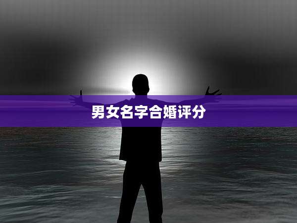男女名字合婚评分