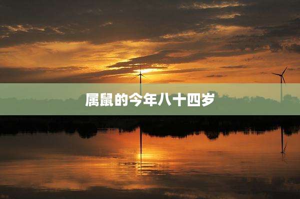 属鼠的今年八十四岁