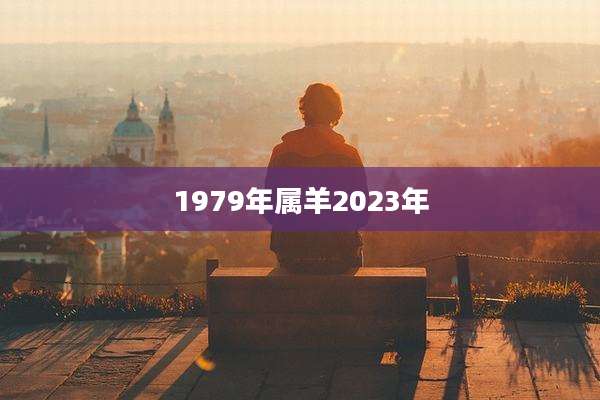 1979年属羊2023年