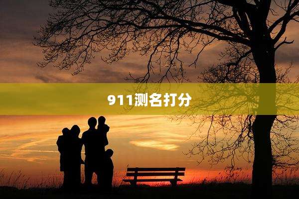 911测名打分