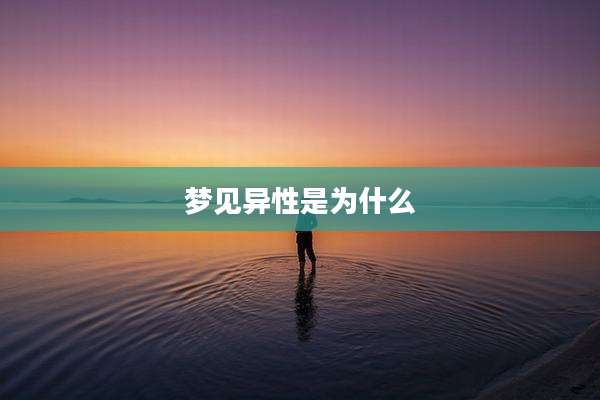 梦见异性是为什么