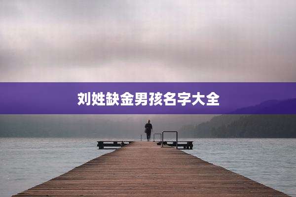 刘姓缺金男孩名字大全