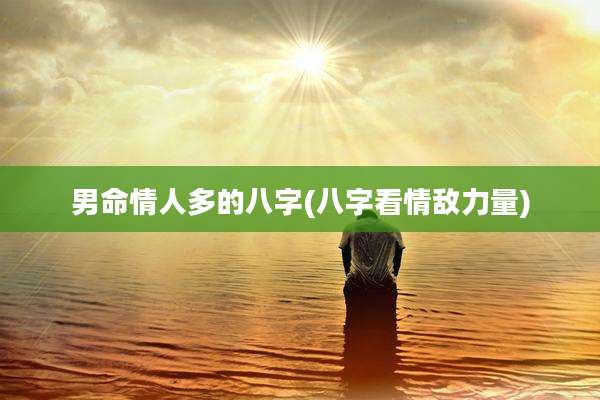 男命情人多的八字(八字看情敌力量)