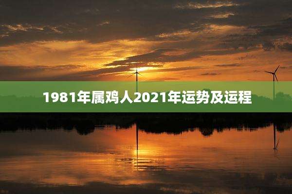1981年属鸡人2021年运势及运程