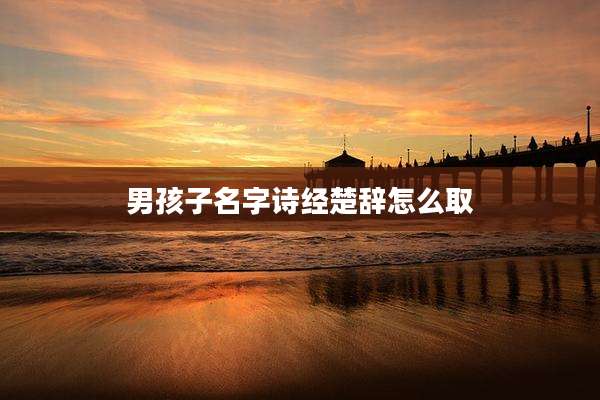 男孩子名字诗经楚辞怎么取