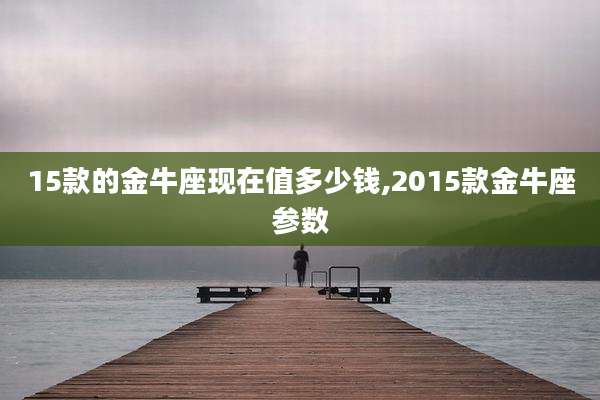 15款的金牛座现在值多少钱,2015款金牛座参数