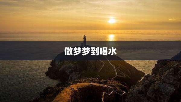 做梦梦到喝水