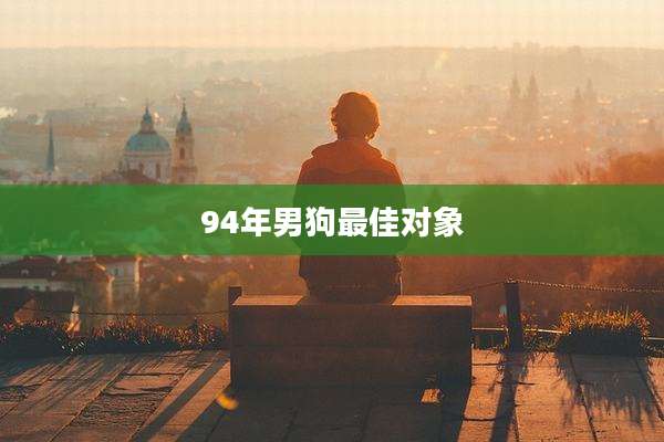 94年男狗最佳对象