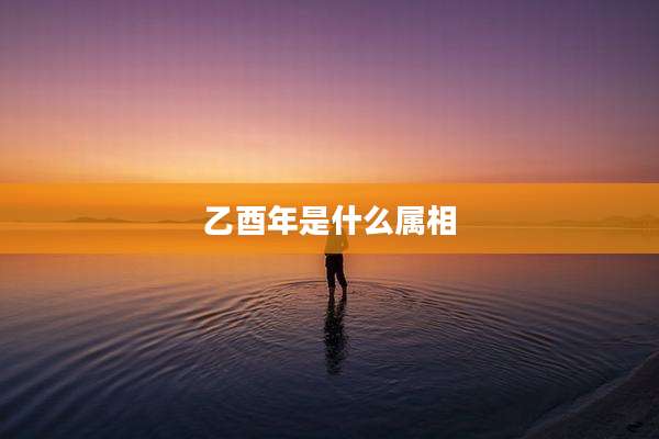 乙酉年是什么属相