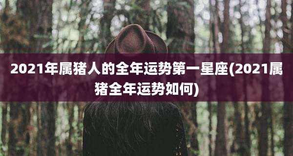 2021年属猪人的全年运势第一星座(2021属猪全年运势如何)