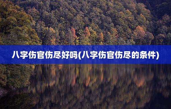 八字伤官伤尽好吗(八字伤官伤尽的条件)
