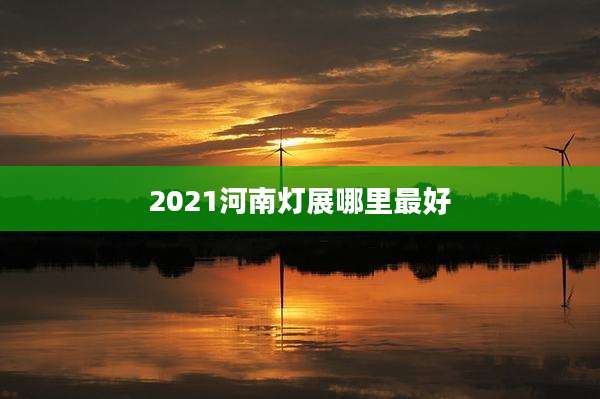 2021河南灯展哪里最好