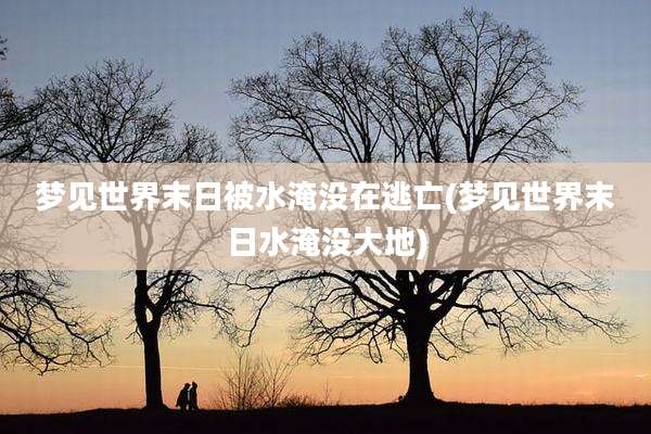 梦见世界末日被水淹没在逃亡(梦见世界末日水淹没大地)