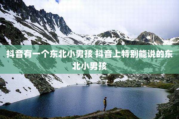 抖音有一个东北小男孩 抖音上特别能说的东北小男孩