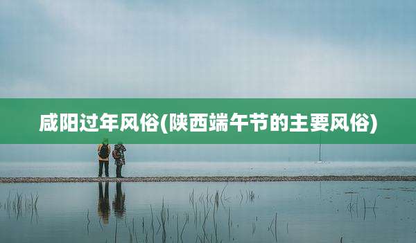 咸阳过年风俗(陕西端午节的主要风俗)