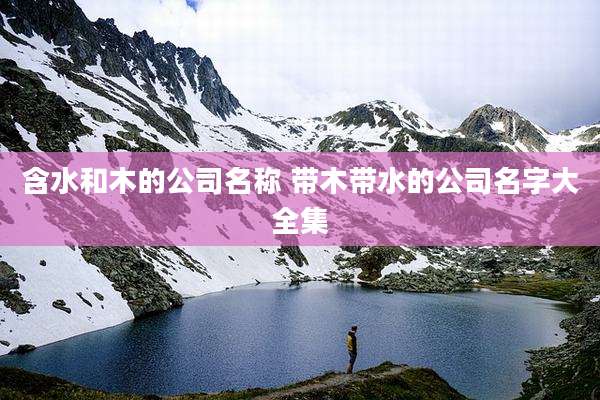 含水和木的公司名称 带木带水的公司名字大全集
