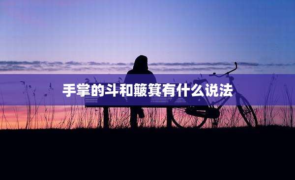 手掌的斗和簸箕有什么说法