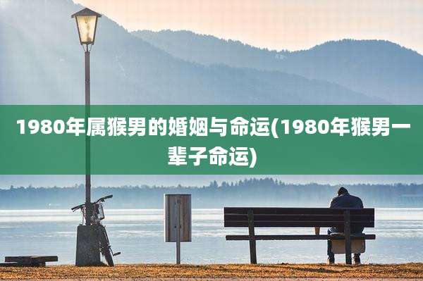 1980年属猴男的婚姻与命运(1980年猴男一辈子命运)