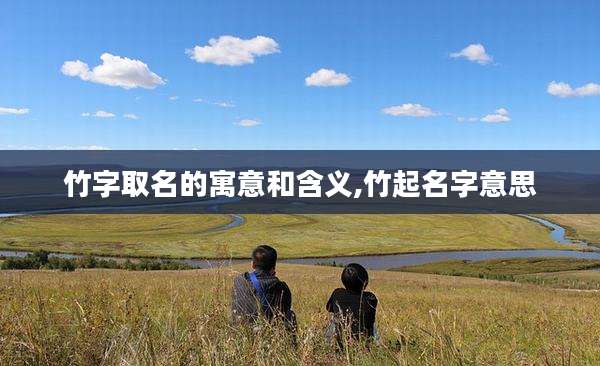 竹字取名的寓意和含义,竹起名字意思