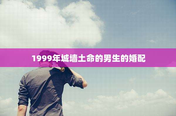 1999年城墙土命的男生的婚配
