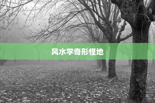 风水学奇形怪地