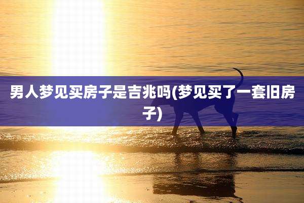 男人梦见买房子是吉兆吗(梦见买了一套旧房子)