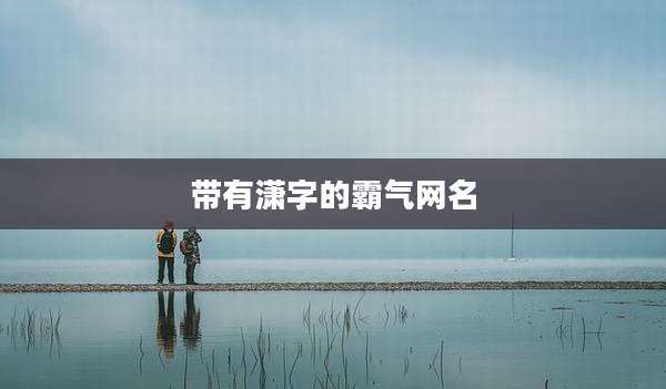 带有潇字的霸气网名